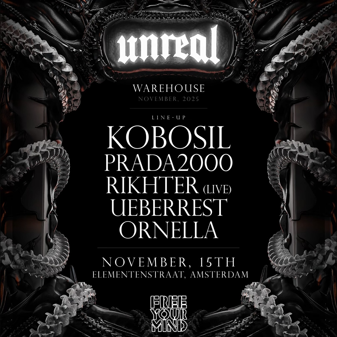 Unreal x FYM Warehouse Elementenstraat