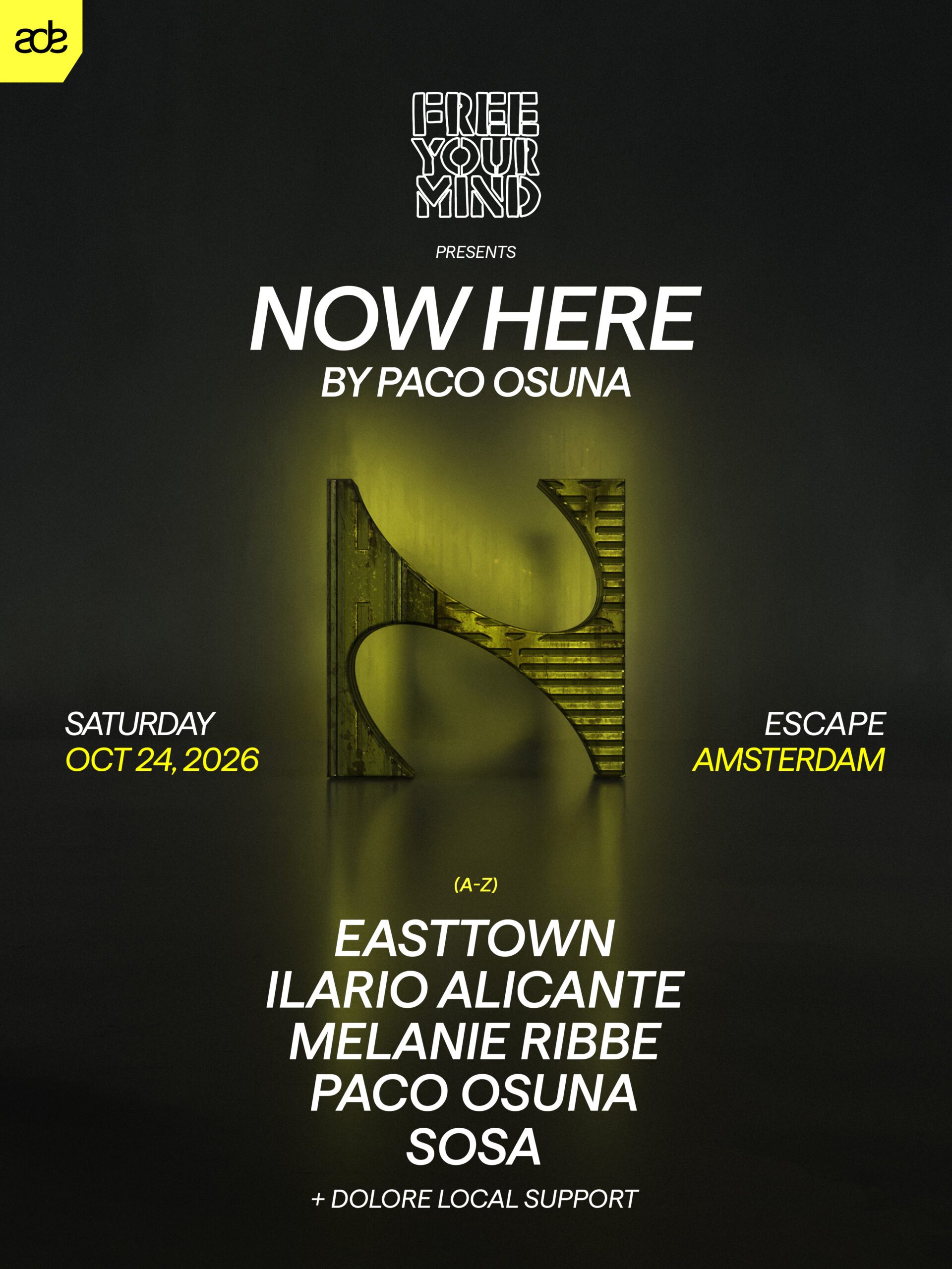 Poster Now Here by Paco Osuna